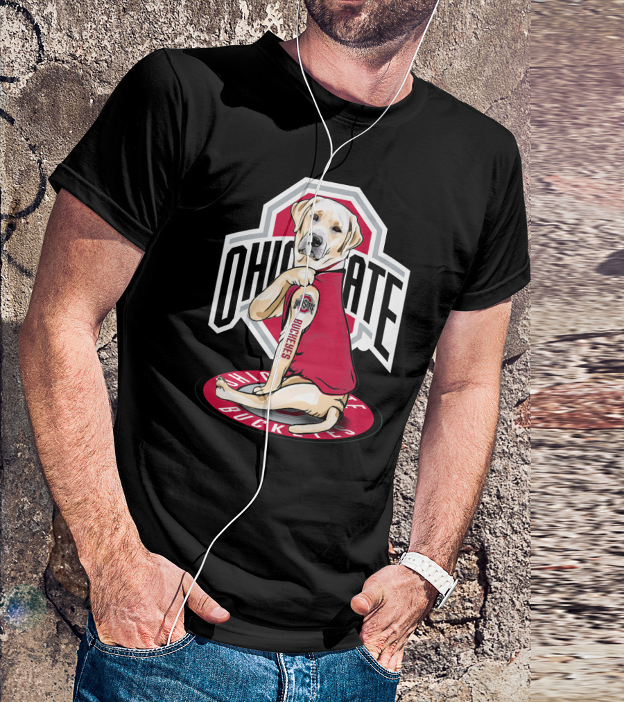 Ohio State Buckeyes Labrador Retriever T-Shirt