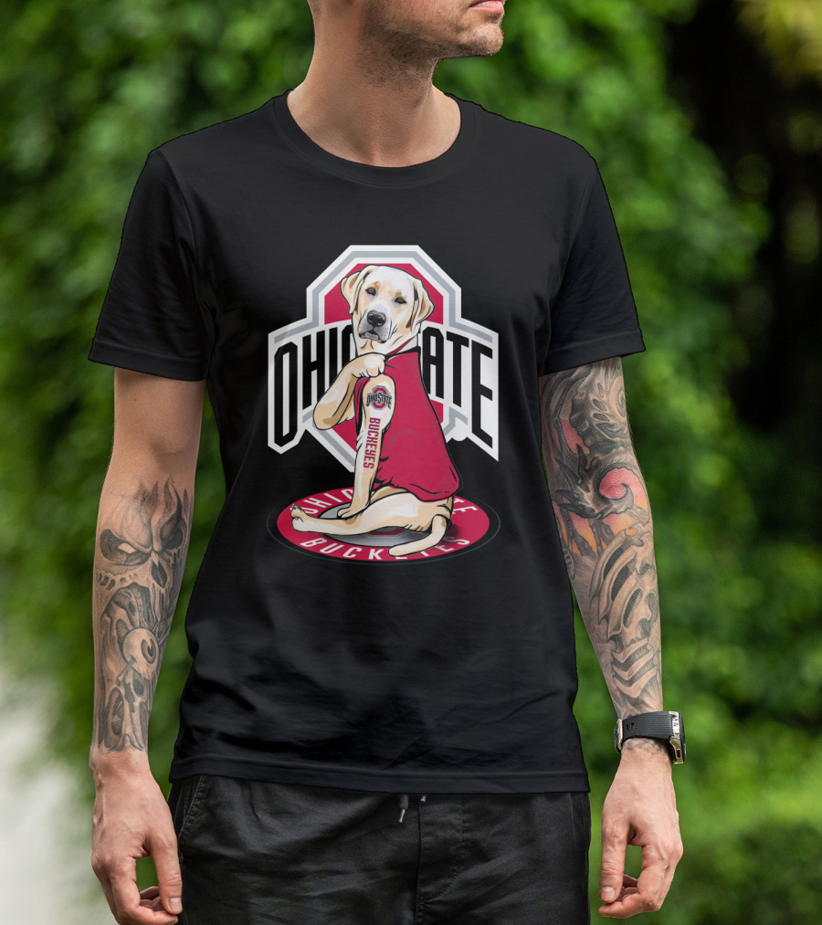 Ohio State Buckeyes Labrador Retriever T-Shirt