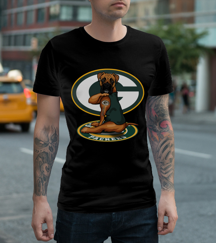 Boxer Green Bay Packers T-Shirt