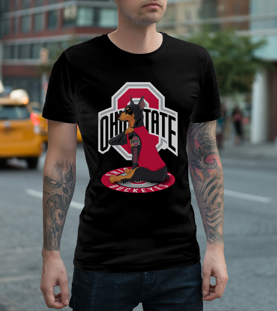 Ohio State Buckeyes Doberman T-Shirt