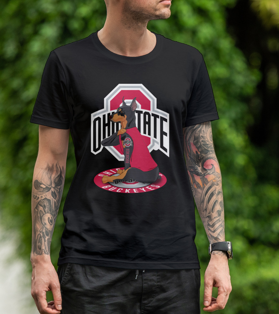 Ohio State Buckeyes Doberman T-Shirt