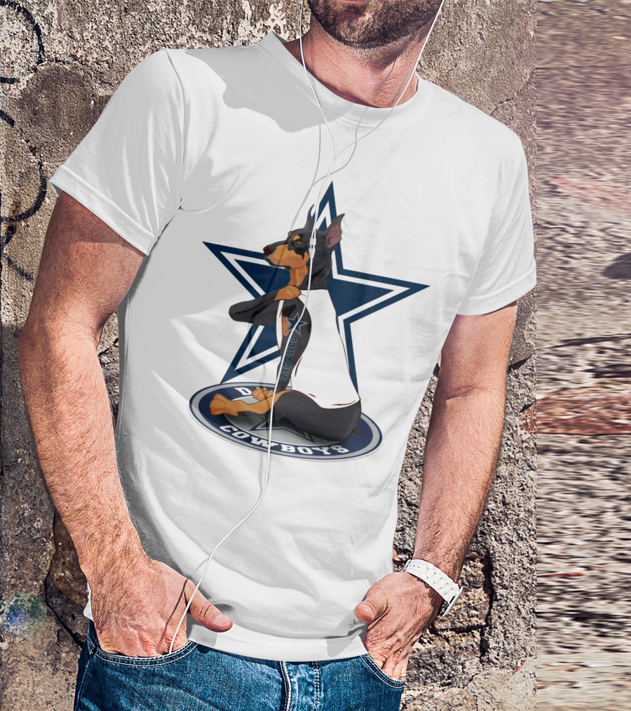Dallas Cowboys Dobermann NFL Star T-Shirt