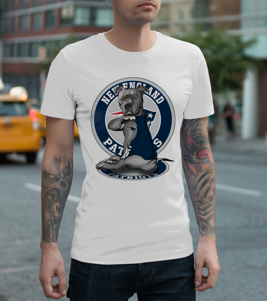 New England Patriots Pitbull Fan T-Shirt