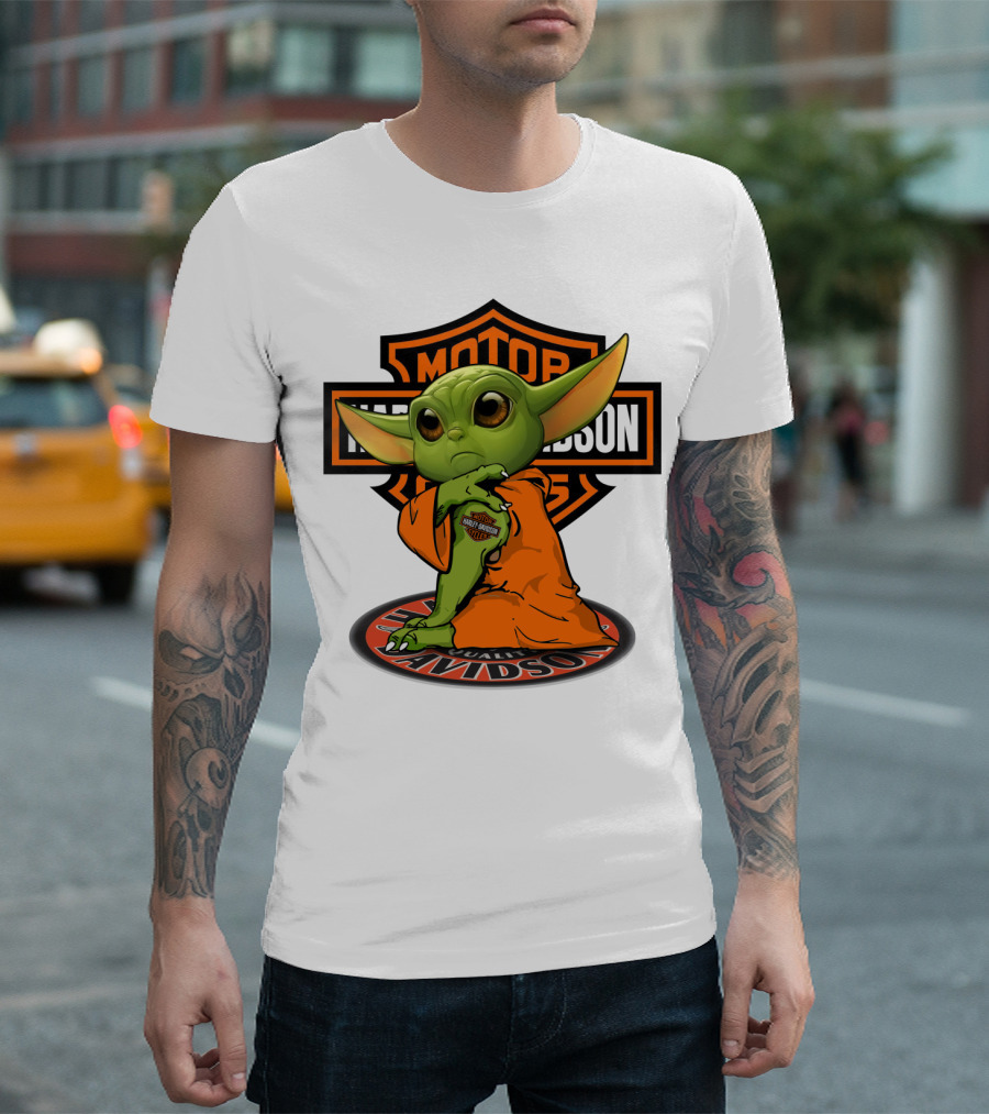 Harley Davidson Yoda Motorcycles T-Shirt