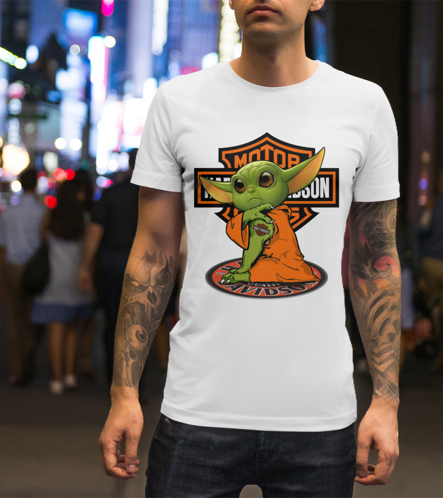Harley Davidson Yoda Motorcycles T-Shirt
