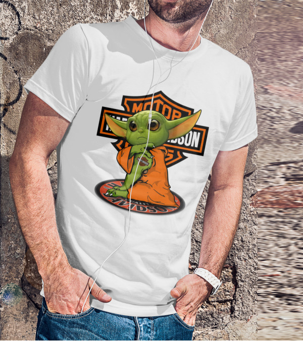 Harley Davidson Yoda Motorcycles T-Shirt