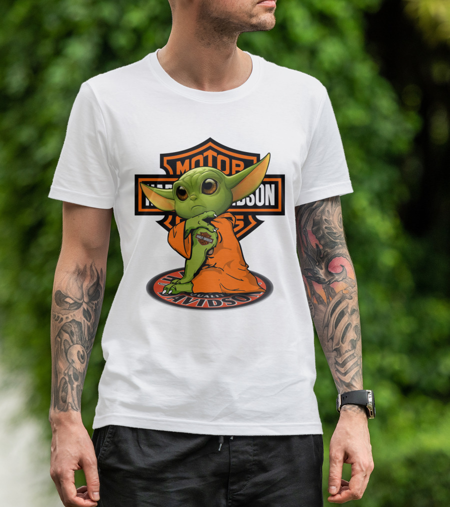 Harley Davidson Yoda Motorcycles T-Shirt