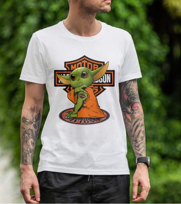 Harley Davidson Yoda Motorcycles T-Shirt