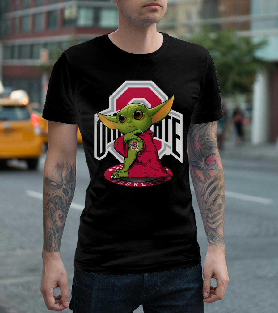 Ohio State Buckeyes Yoda Fan Tribute T-Shirt