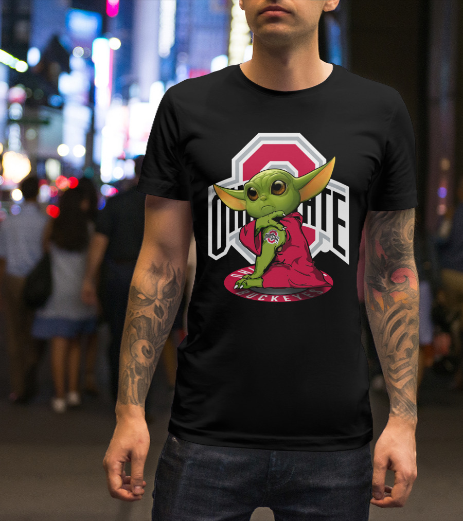 Ohio State Buckeyes Yoda Fan Tribute T-Shirt