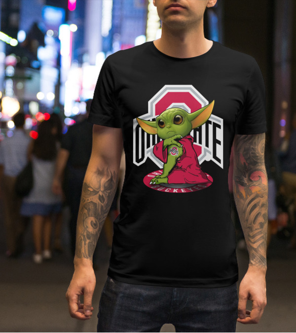 Ohio State Buckeyes Yoda Fan Tribute T-Shirt