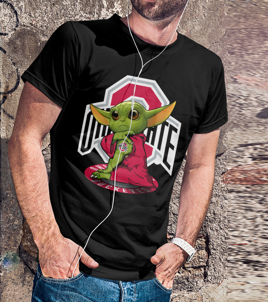 Ohio State Buckeyes Yoda Fan Tribute T-Shirt