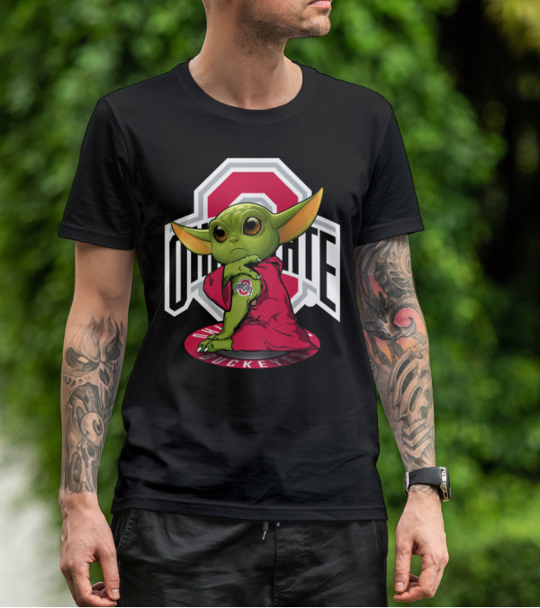 Ohio State Buckeyes Yoda Fan Tribute T-Shirt