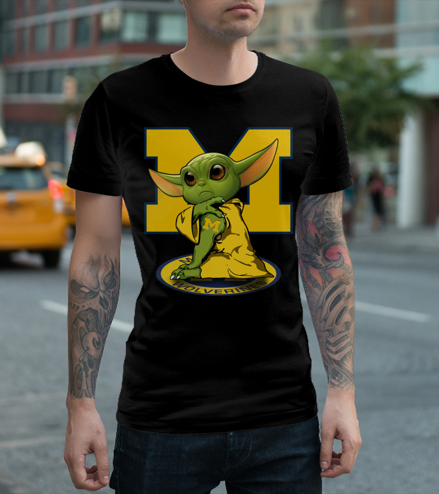 Michigan Wolverines Yoda T-Shirt
