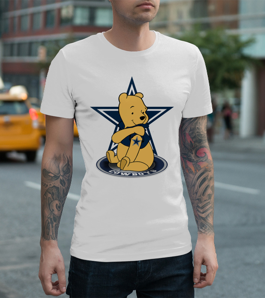 Pooh Bear Dallas Cowboys Star T-Shirt