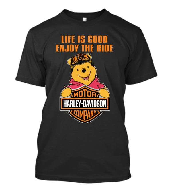 Life Is Good Enjoy The Ride Harley Davidson Company T-Shirt