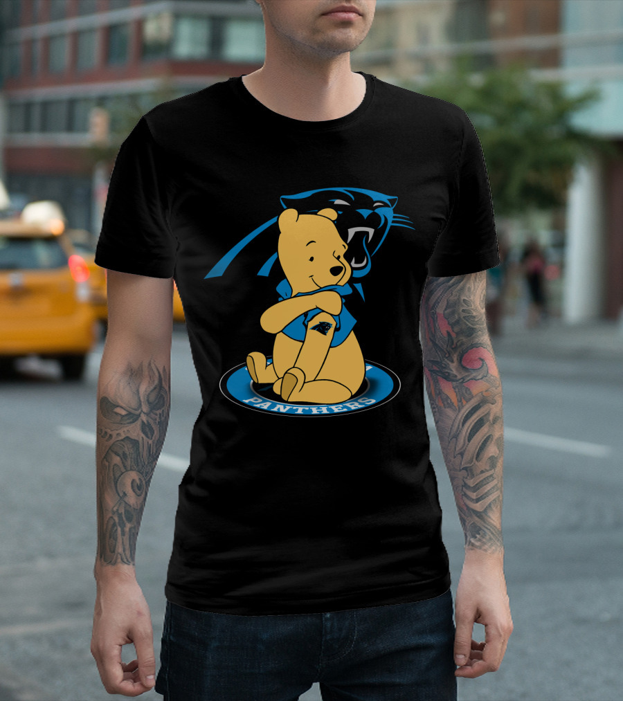 Panthers Pooh Carolina Football Collaboration T-Shirt