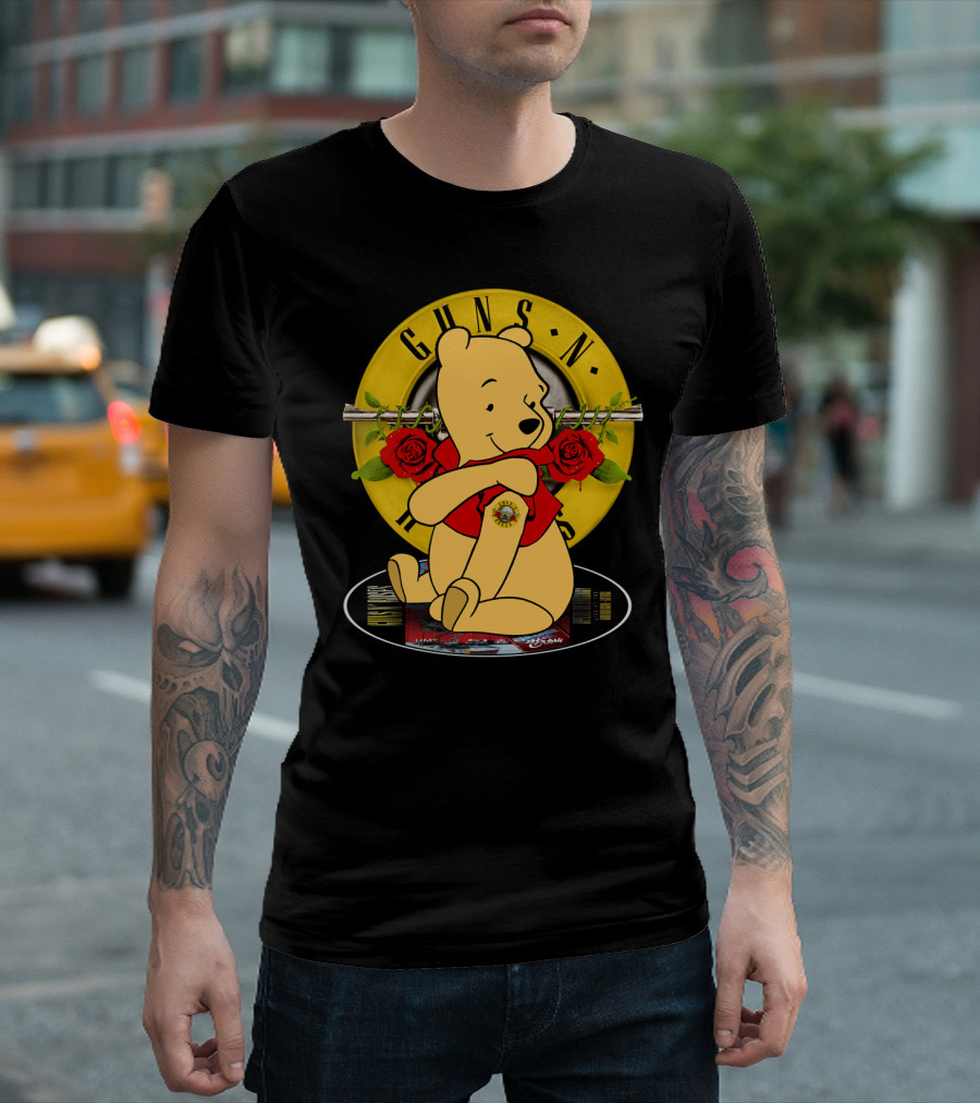 Guns N’ Roses Pooh Bear Mashup T-Shirt