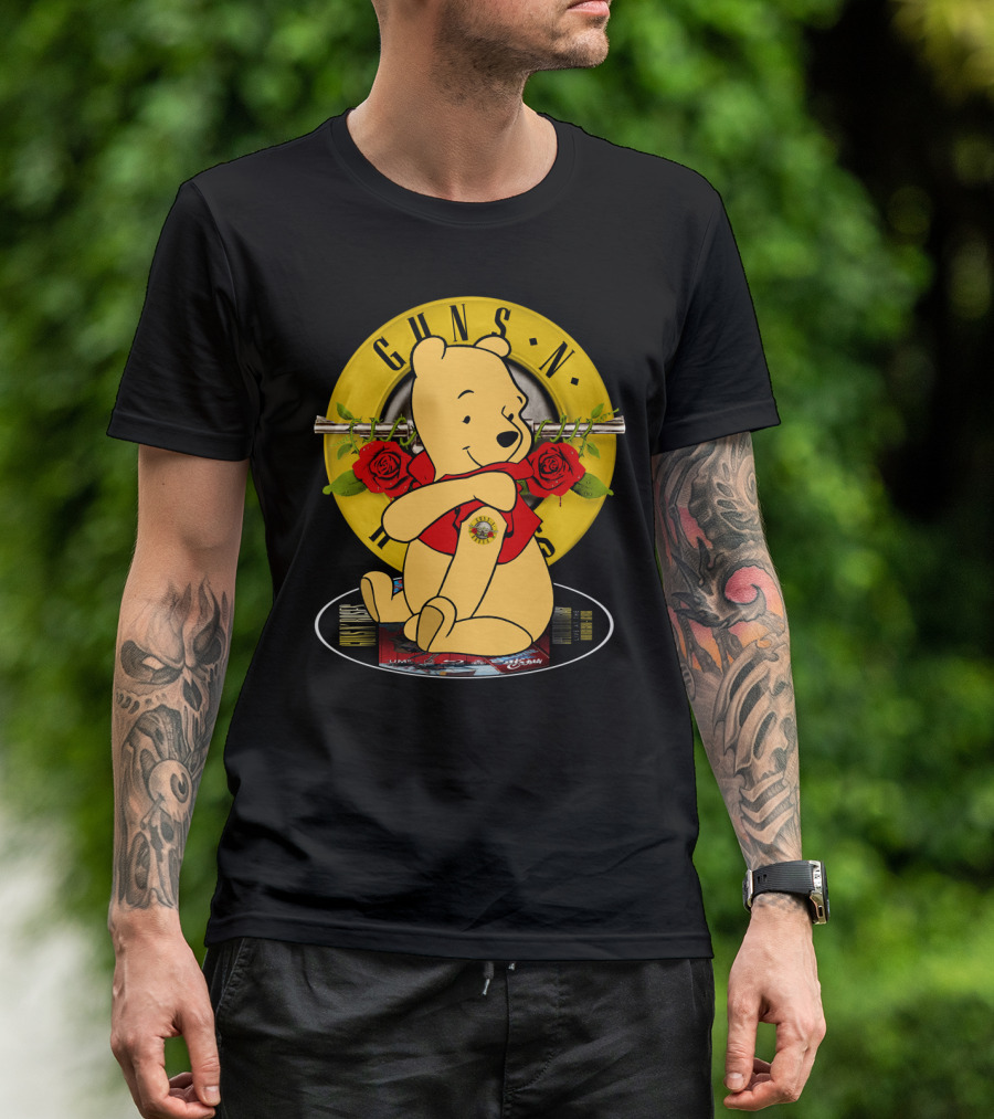 Guns N’ Roses Pooh Bear Mashup T-Shirt