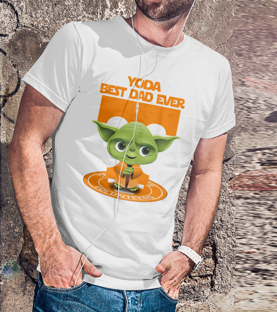 Yoda Best Dad Ever Tennessee Volunteers T-Shirt