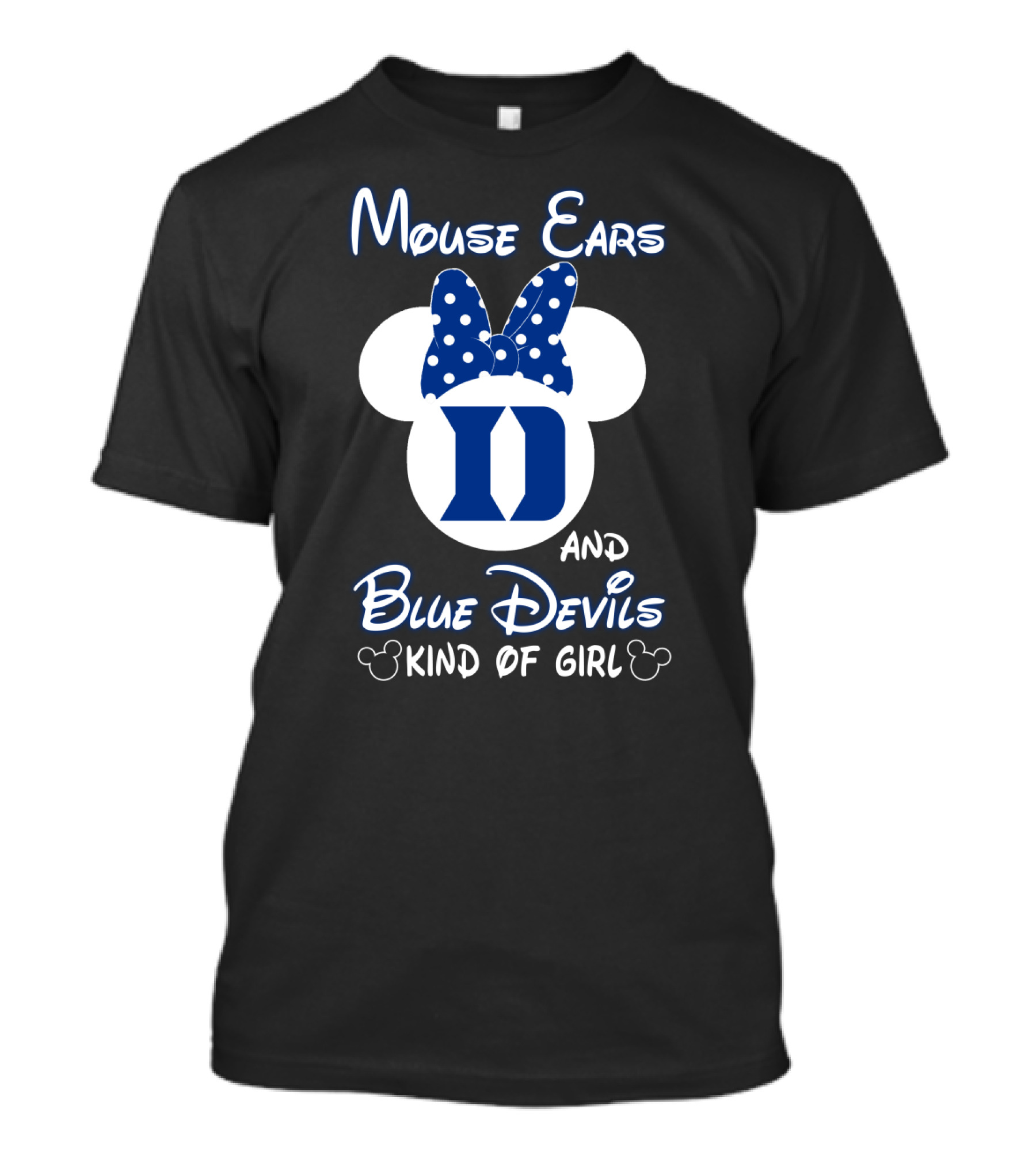 Mouse Ears And Blue Devils Kind Of Girl T-Shirt