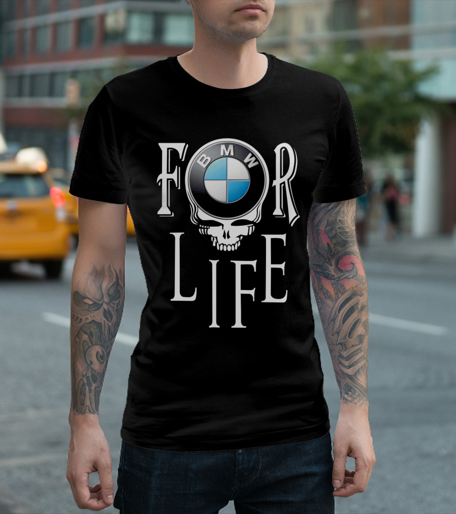 Gratefuldead BMW Skull For Life T-Shirt