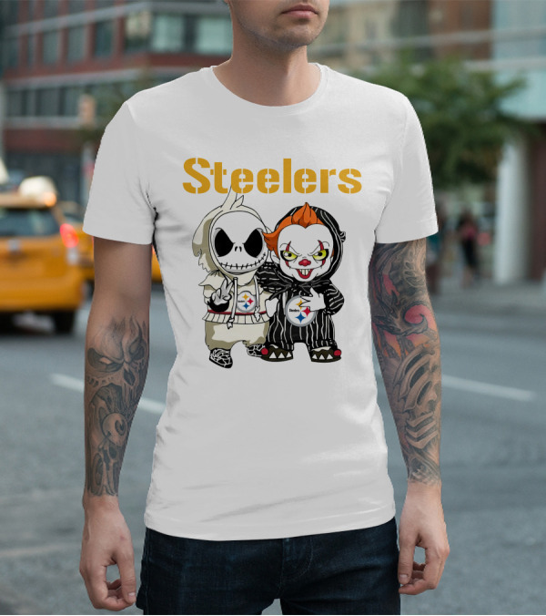 Steelers Jack Pennywise Cartoon Characters T-Shirt