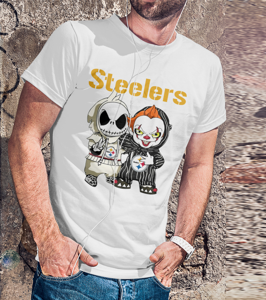 Steelers Jack Pennywise Cartoon Characters T-Shirt