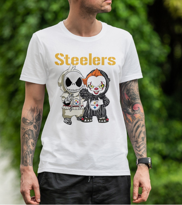 Steelers Jack Pennywise Cartoon Characters T-Shirt