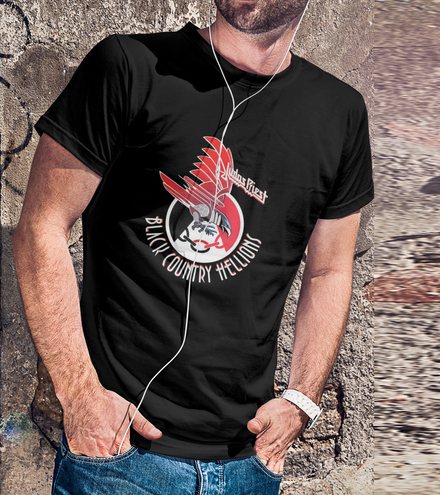 Judas Priest Black Country Hellions T-Shirt