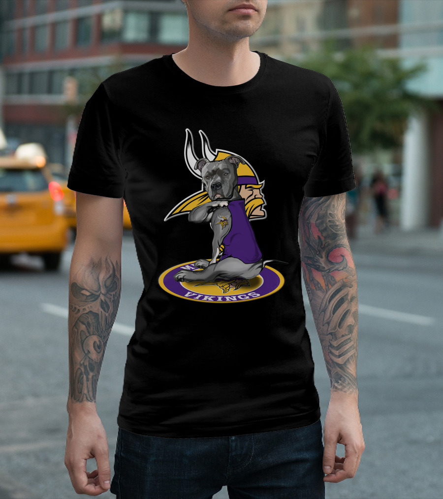 18 Minnesota Vikings Dog Fan Iconic T-Shirt