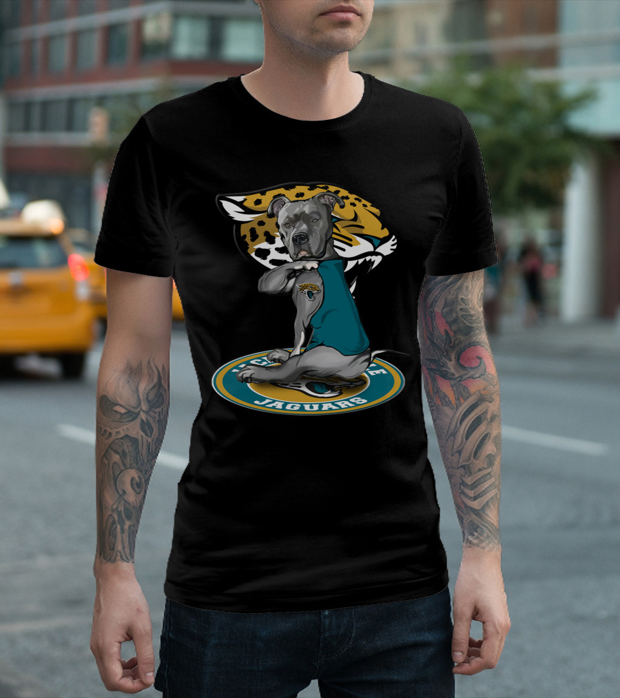 15 Jacksonville Jaguars Dog Fan with Team T-Shirt