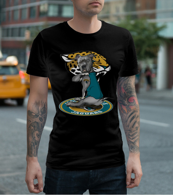 15 Jacksonville Jaguars Dog Fan With Team T-Shirt