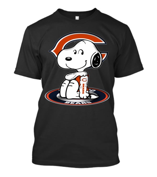 Snoopy Chicago Bears Nfl Fan Art 2006 T-Shirt