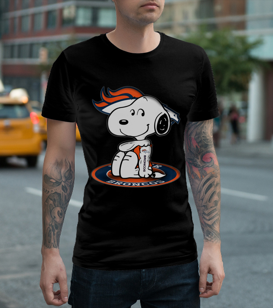Snoopy Denver Broncos Fan T-Shirt