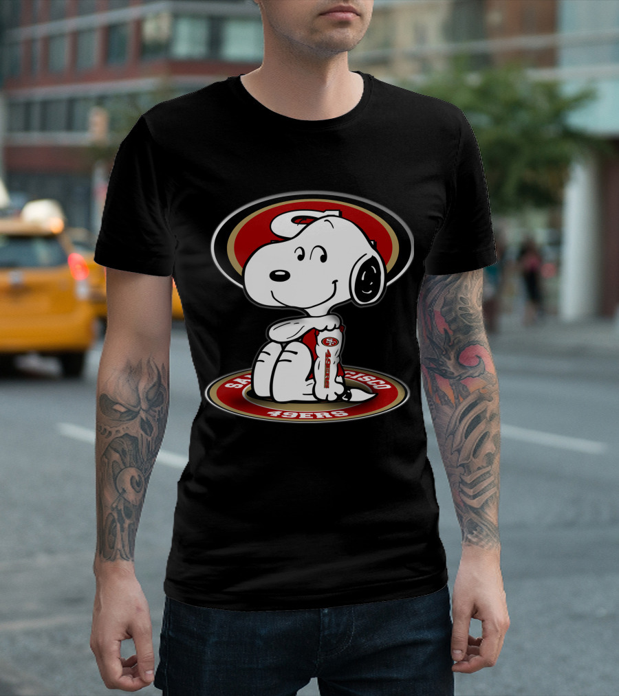 Snoopy San Francisco 49ers Football Fans T-Shirt