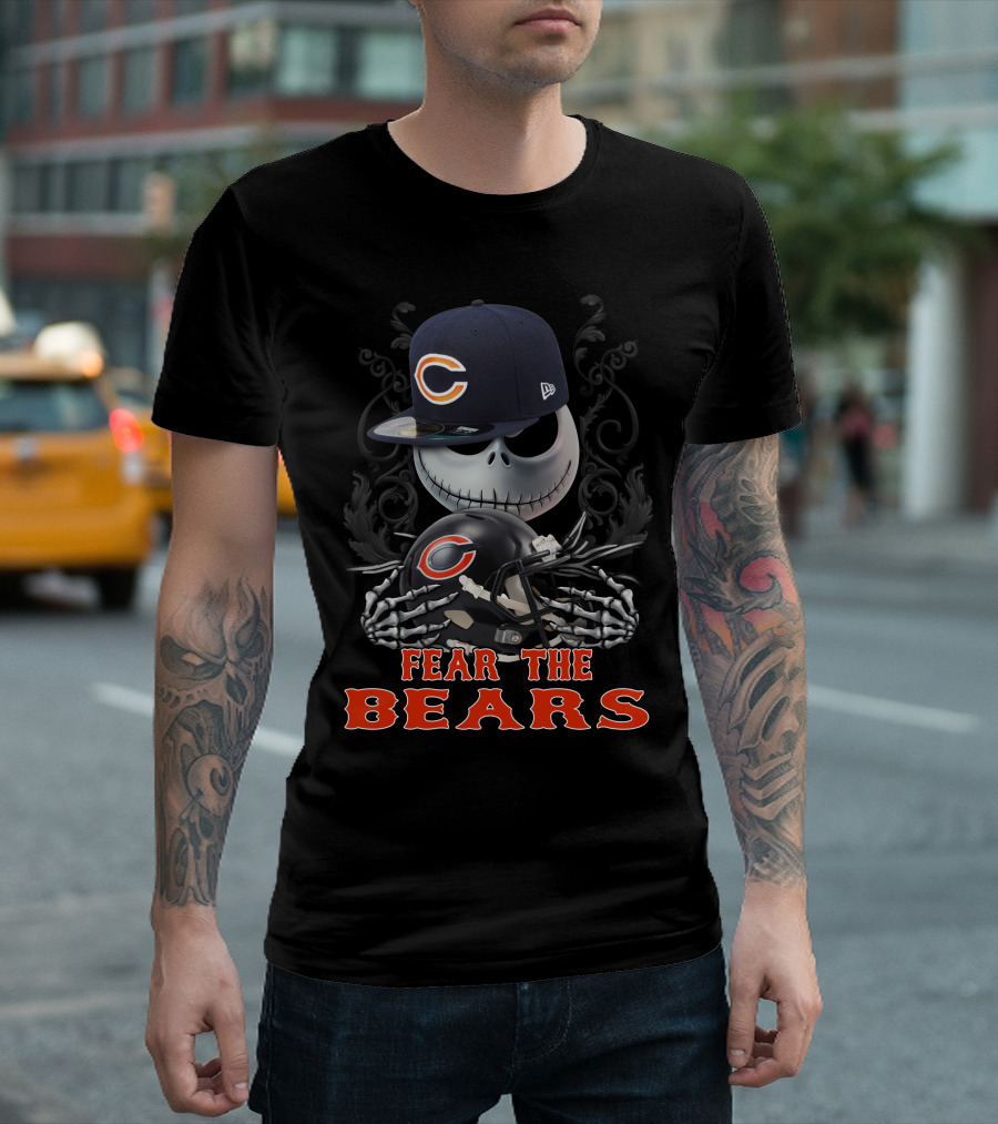 Fear The Bears Ds001-06 Chicago Bears T-Shirt
