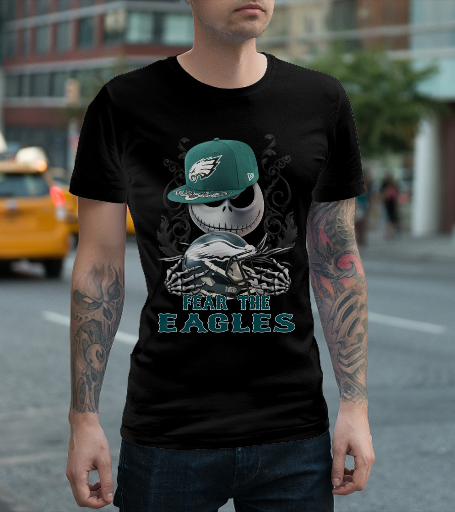 Fear The Eagles Ds001-24 Philadelphia Eagles T-Shirt