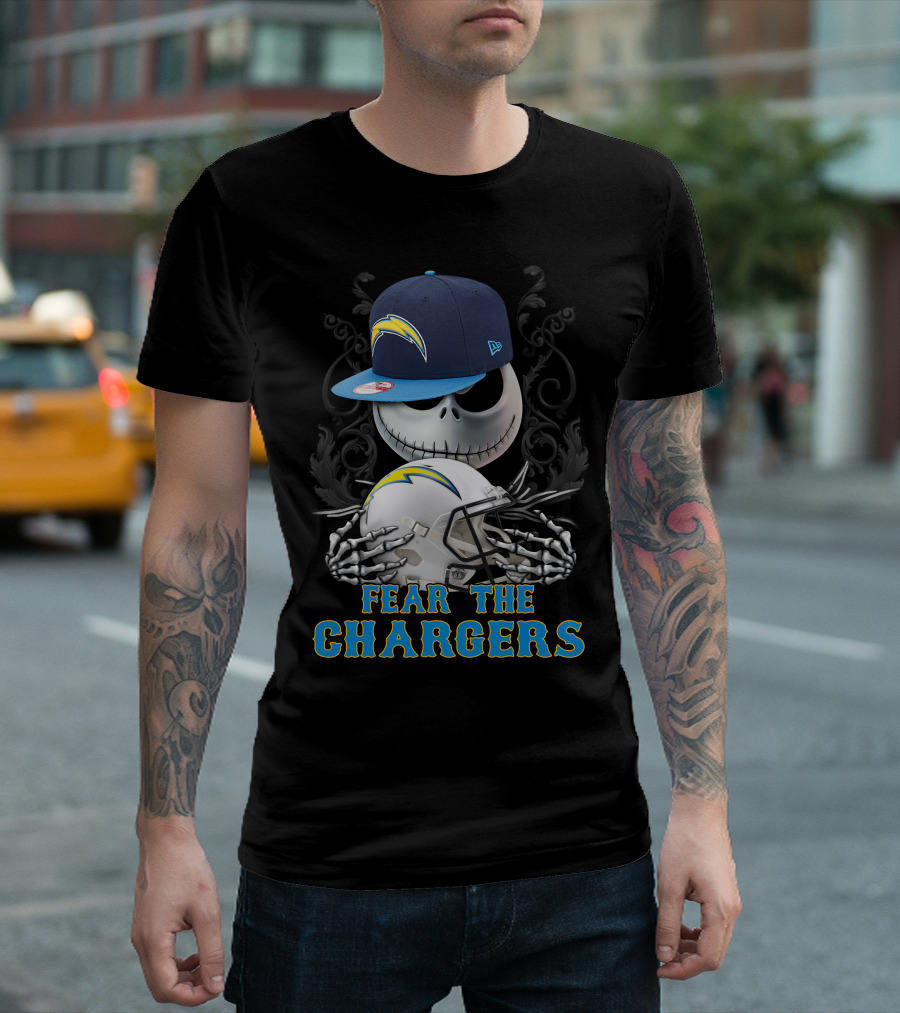 Fear The Chargers Los Angeles Ds001-27 T-Shirt