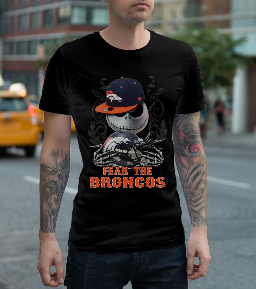 Fear The Broncos Ds001-10 Denver Broncos T-Shirt