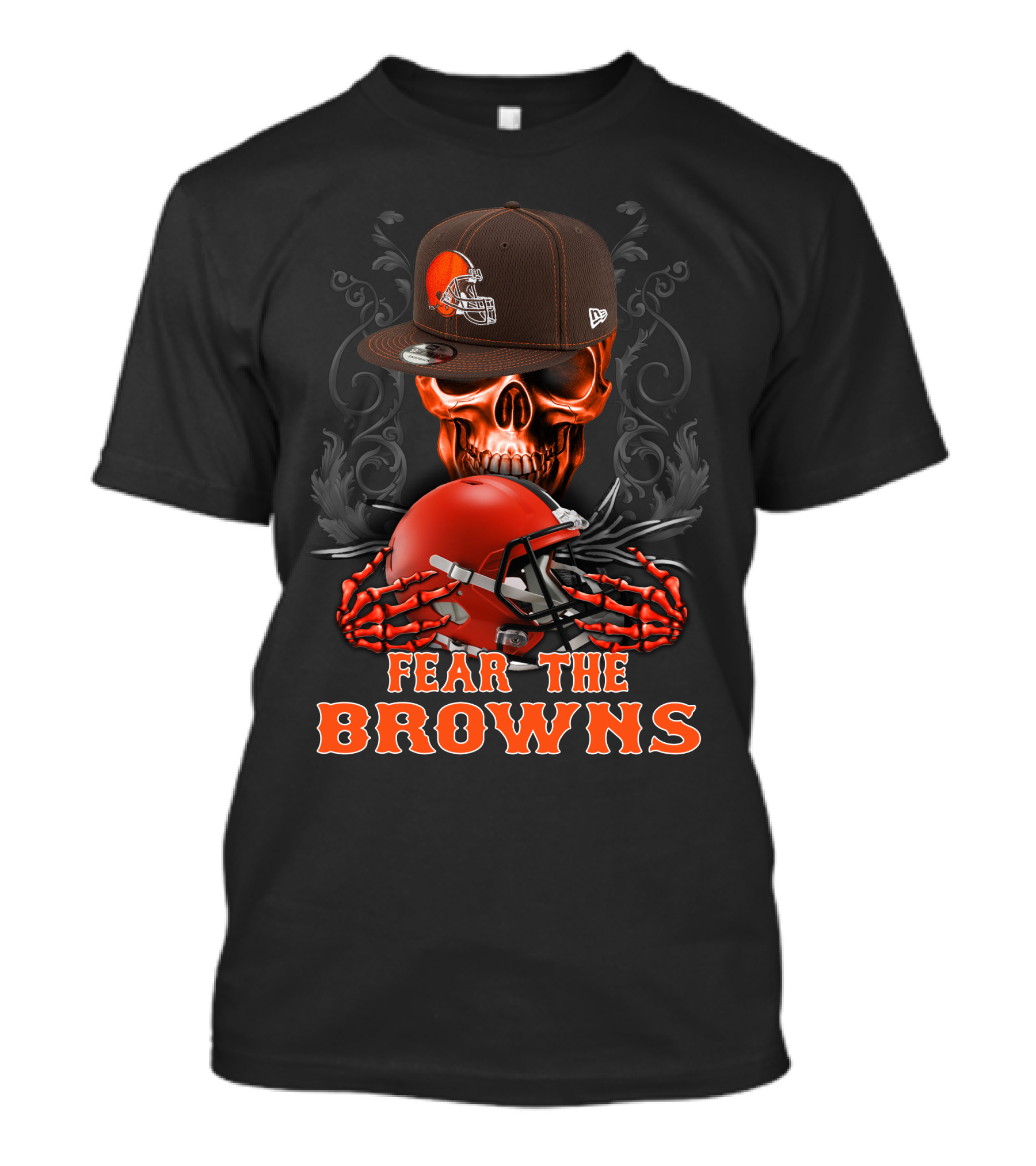 Fear The Browns Cleveland Browns Ds002-08 T-Shirt
