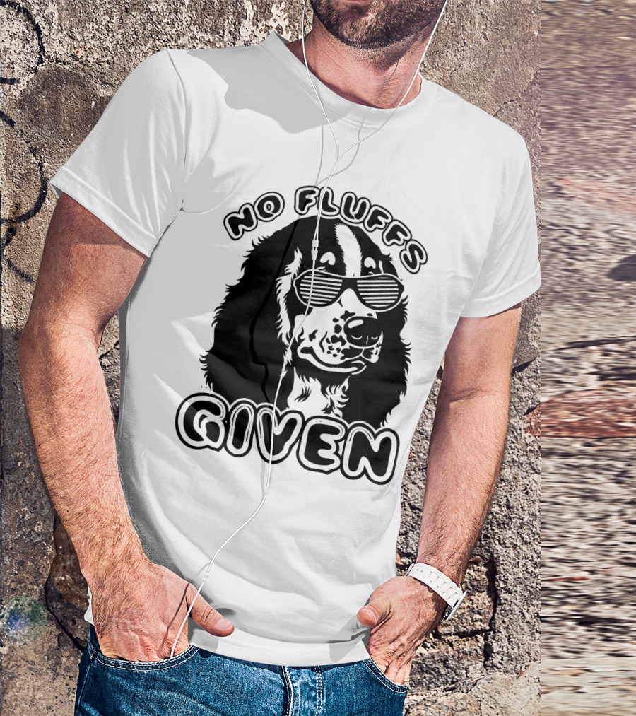 Cocker Spaniel No Fluffs Given Cool Dog With Sunglasses T-Shirt