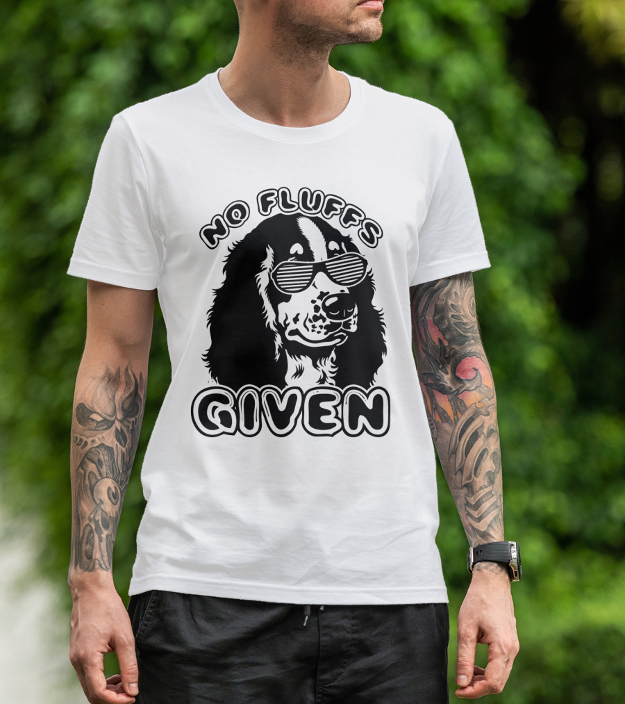 Cocker Spaniel No Fluffs Given Cool Dog With Sunglasses T-Shirt
