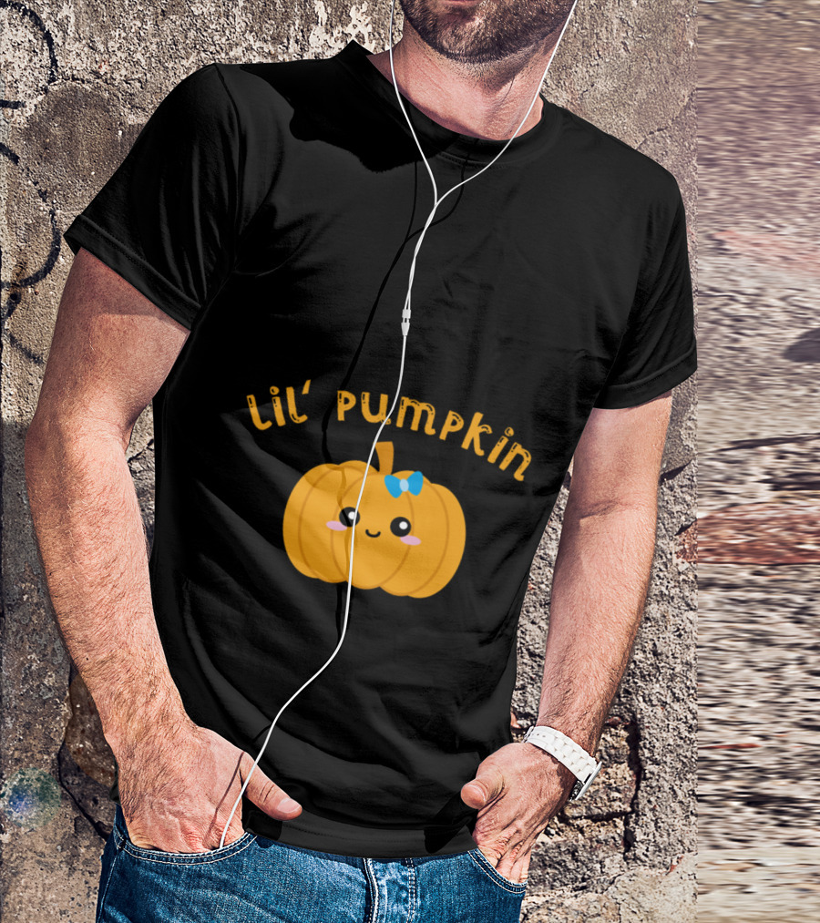 Lil' Pumpkin Pregnancy Halloween Maternity Baby Boy T-Shirt