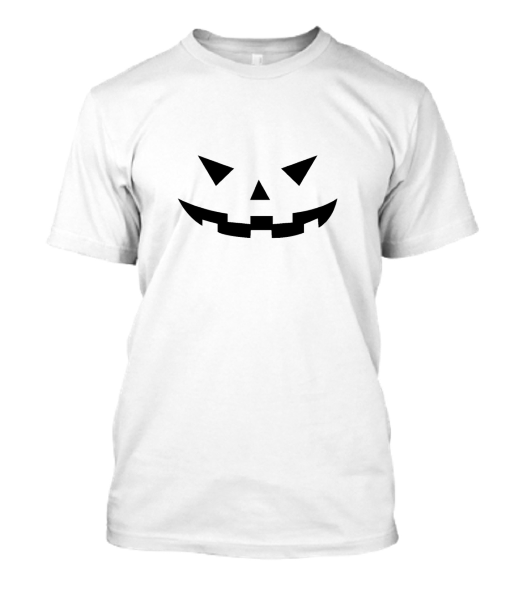 Pumpkin Face Jack-O'-Lantern Halloween T-Shirt