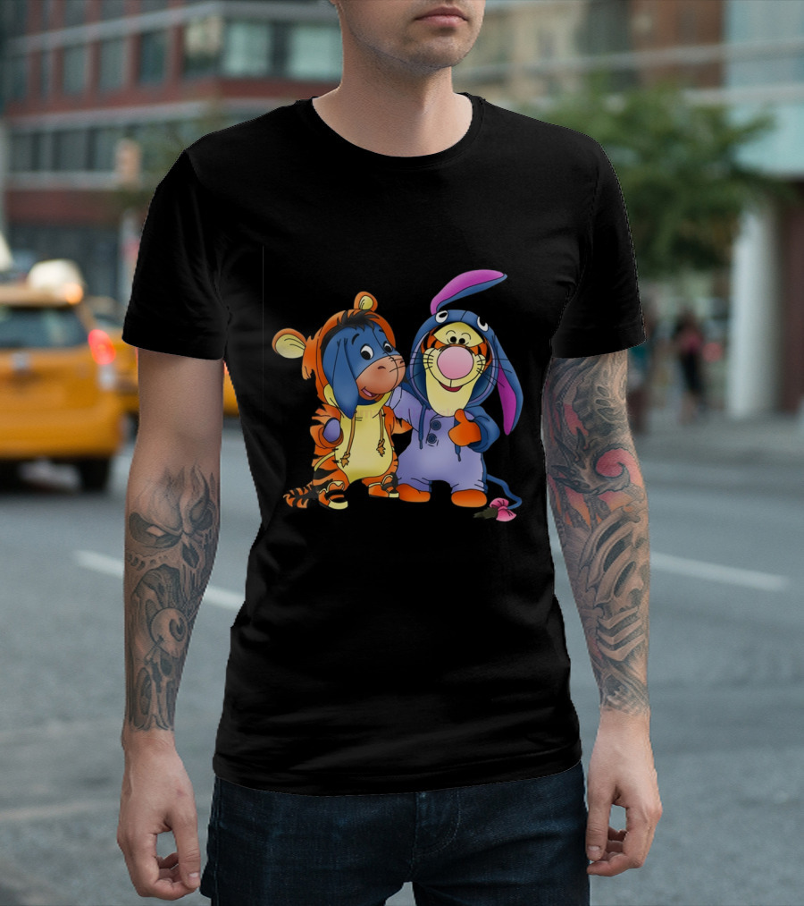 EEYORE AND TIGGER COSTUME FRIENDS T-Shirt