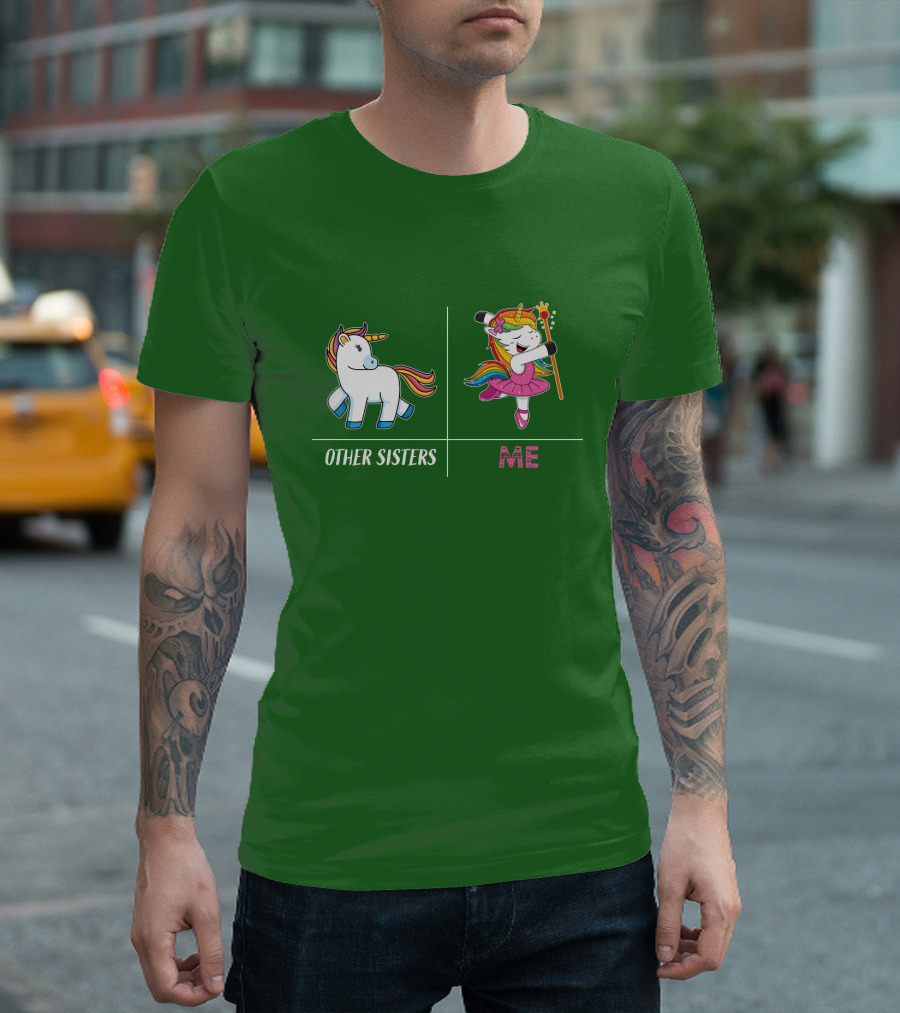 Other Sisters Me Cute Unicorn Ballerina T-Shirt