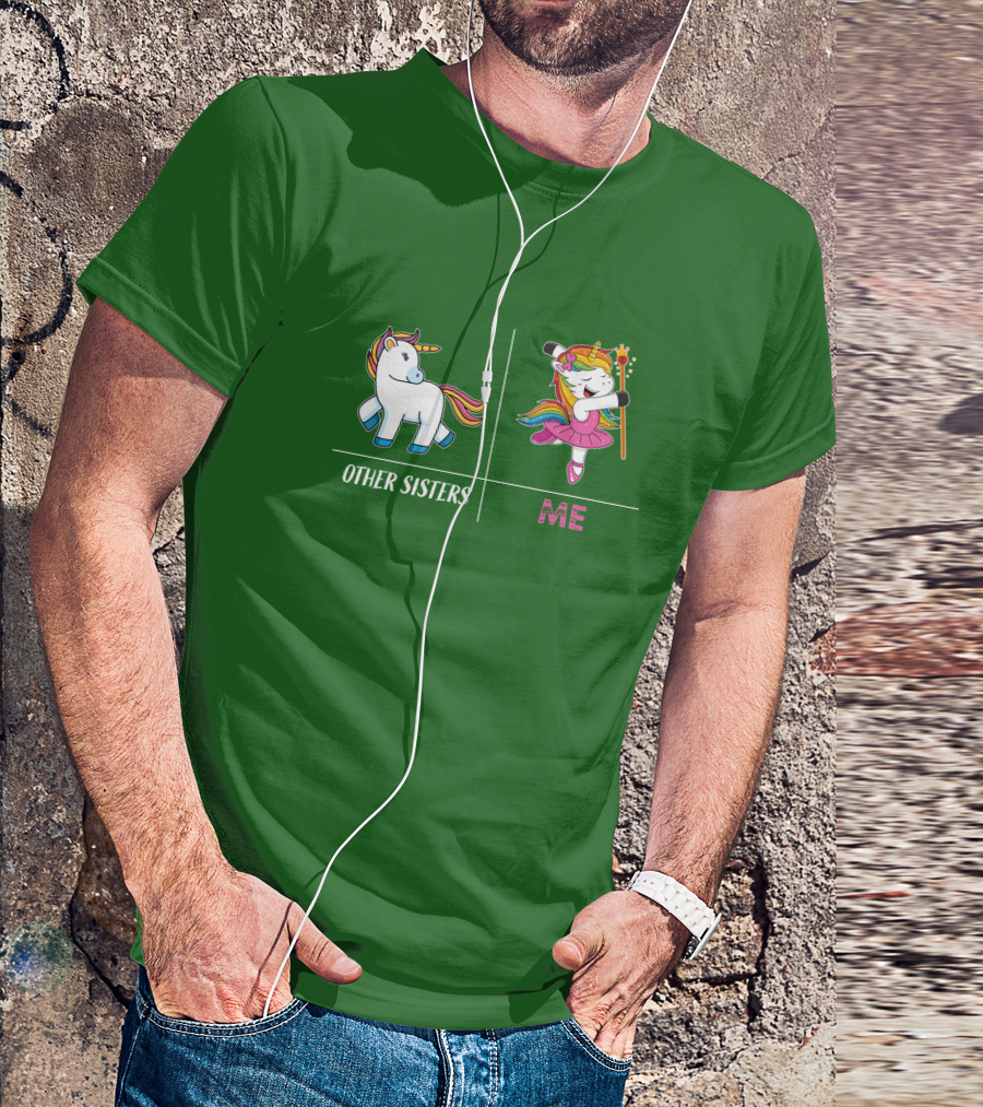 Other Sisters Me Cute Unicorn Ballerina T-Shirt
