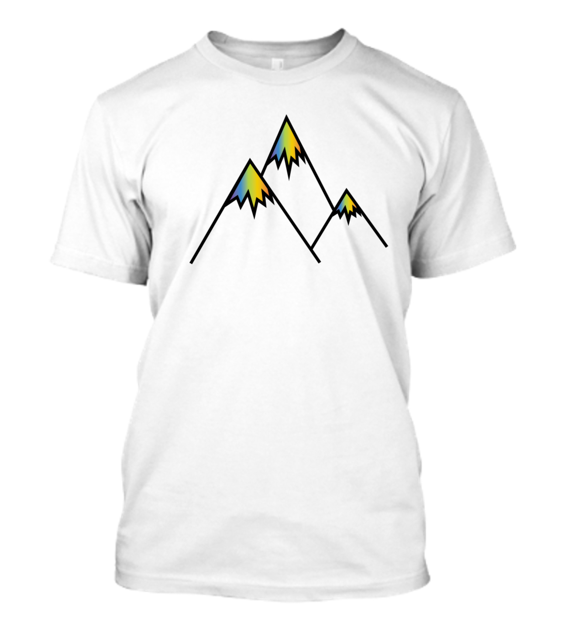 Rainbow Peaks Mountain Dreams T-Shirt