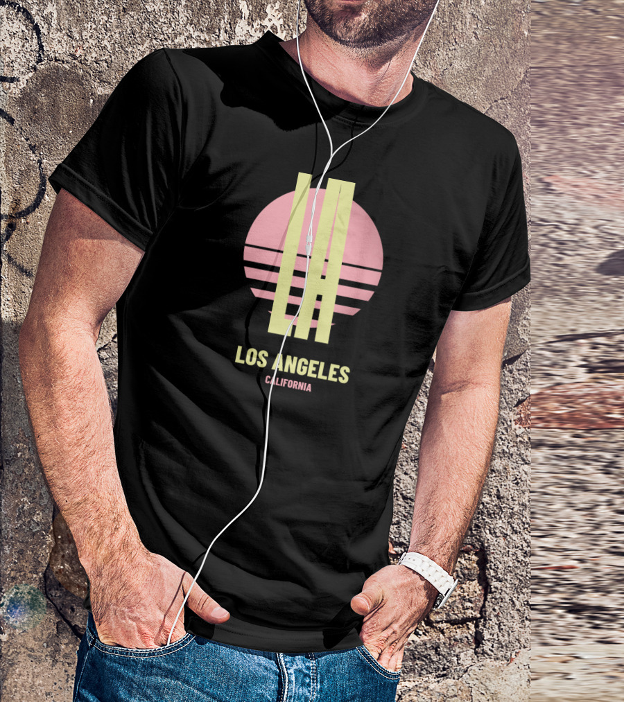 LA Los Angeles California Retro Sunset T-Shirt